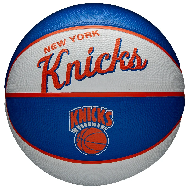 Wilson NBA Team Retro Mini Basketball - New York Knicks