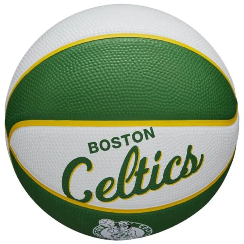 Wilson NBA Team Retro Mini Basketball - Boston Celtics