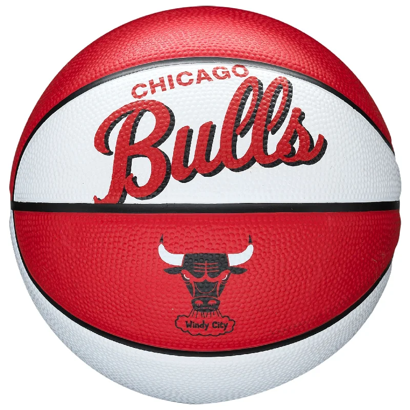 Wilson NBA Team Retro Mini Basketball - Chicago Bulls