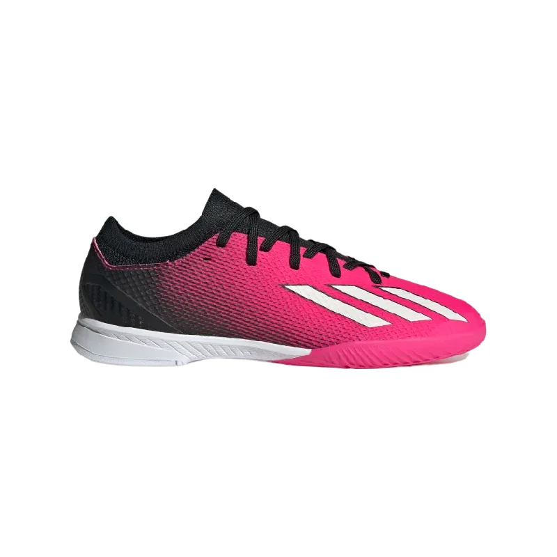 ADIDAS JR X SPEEDPORTAL.3 IC SHOES-Team Shock Pink 2 / Zero Metalic / Core Black