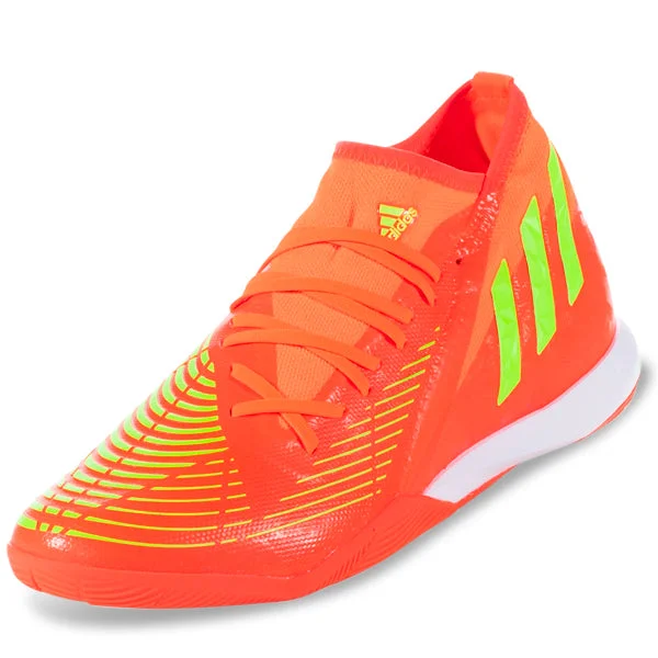 adidas Predator Edge.3 Indoor Soccer Shoes (Solar Red/team Solar Yellow)