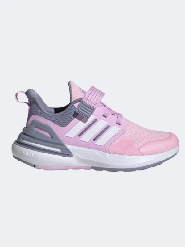 Adidas Rapidasport Ps Girls Running Shoes Pink/White/Lilac