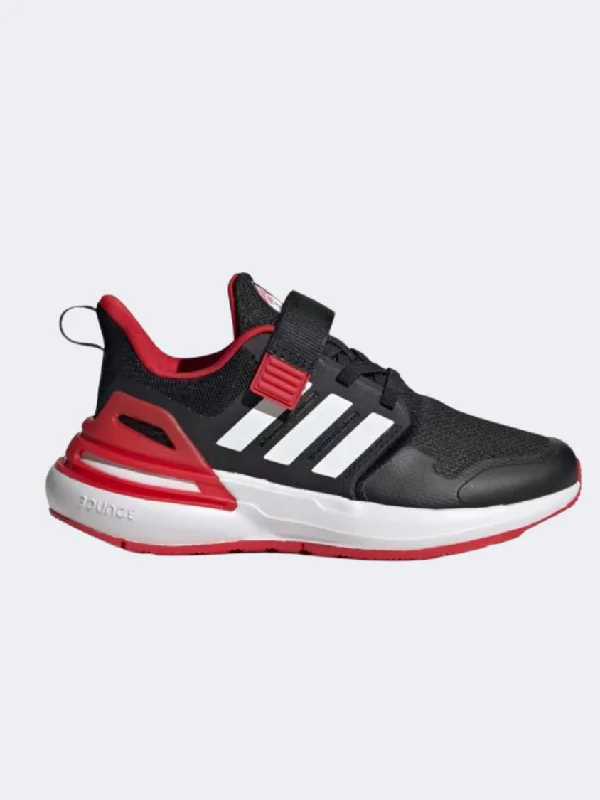 Adidas Rapidasport Spider Man Ps-Boys Sportswear Shoes Black/White/Scarlet