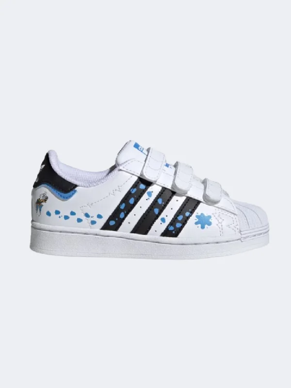 Adidas Superstar Cf Ps Boys Original Shoes White/Black/Blue