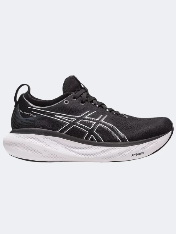 Asics Gel Nimbus 25 Women Running Shoes Black/Pure Silver