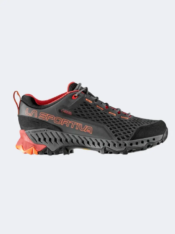 La Sportiva Spire Women Hiking Shoes Carbon /Cherry Tomato