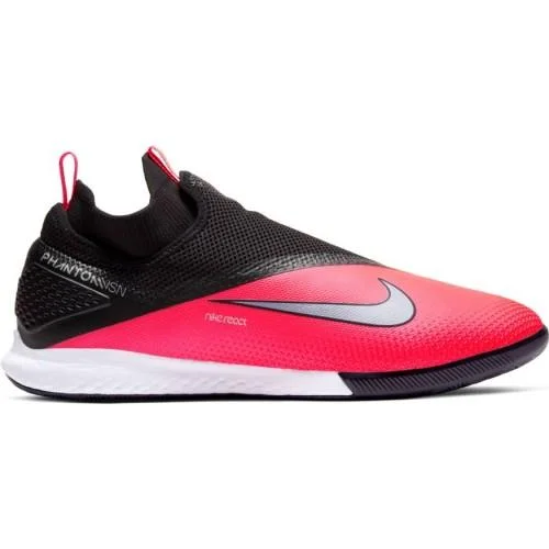 Nike Jr. Phantom Vision 2 Academy Dynamic Fit IC - Laser Crimson/Metallic Silver-black