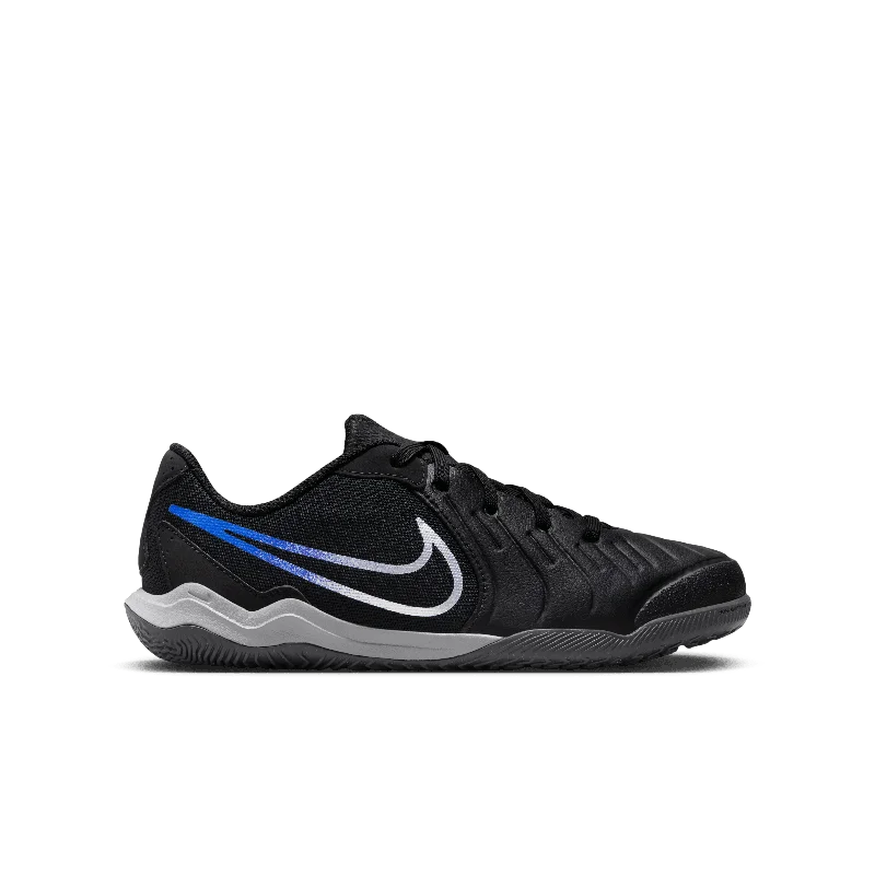 Nike Jr. Tiempo Legend 10 Academy IC-BLACK/CHROME-HYPER ROYAL