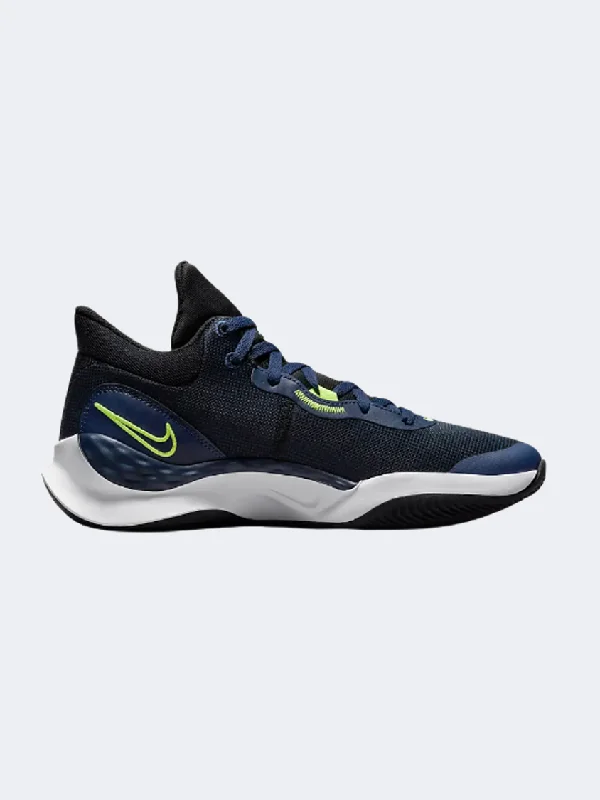 Nike Renew Elevate 3 Men Basketball Shoes Black/Navy