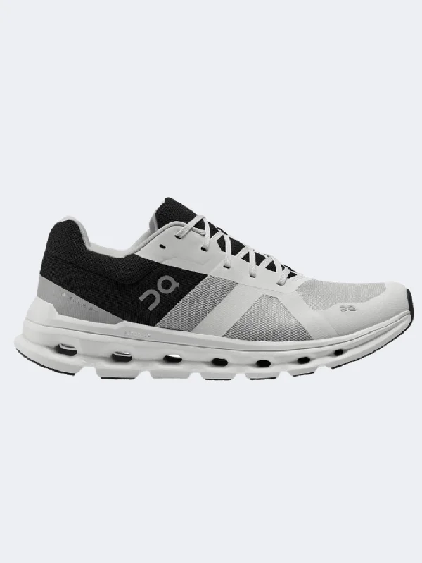 On Cloudrunner 4 Men Running Shoes Glacier/Black