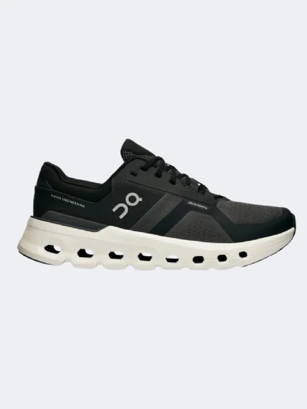 On Cloudrunner Men Running Shoes Eclipse/Black