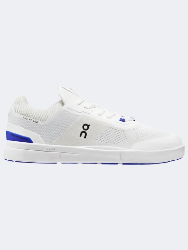 On The Roger Spin Men Tennis Shoes Undyed White/Indigo