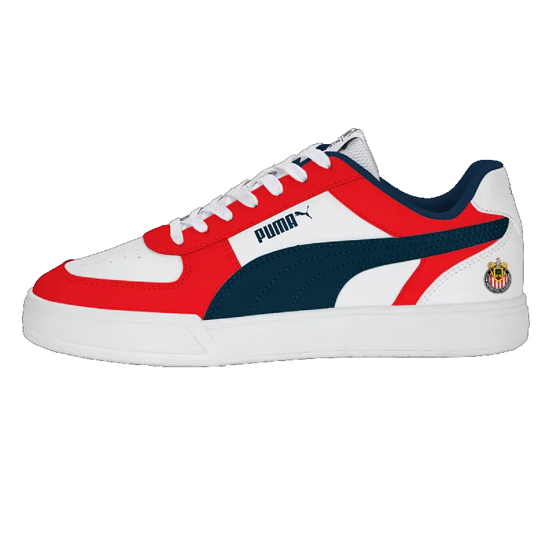 Puma Caven Chivas Shoe (High Risk Red/Peacoat)