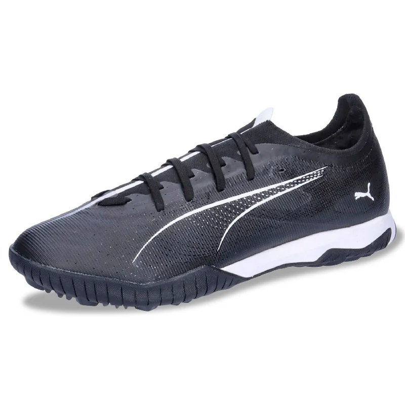 PUMA Ultra 5 Match TT Turf Soccer Shoes (Black/White)