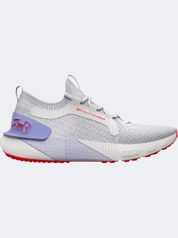 Under Armour Hovr Phantom 3 Women Running Shoes White/Purple/Ice