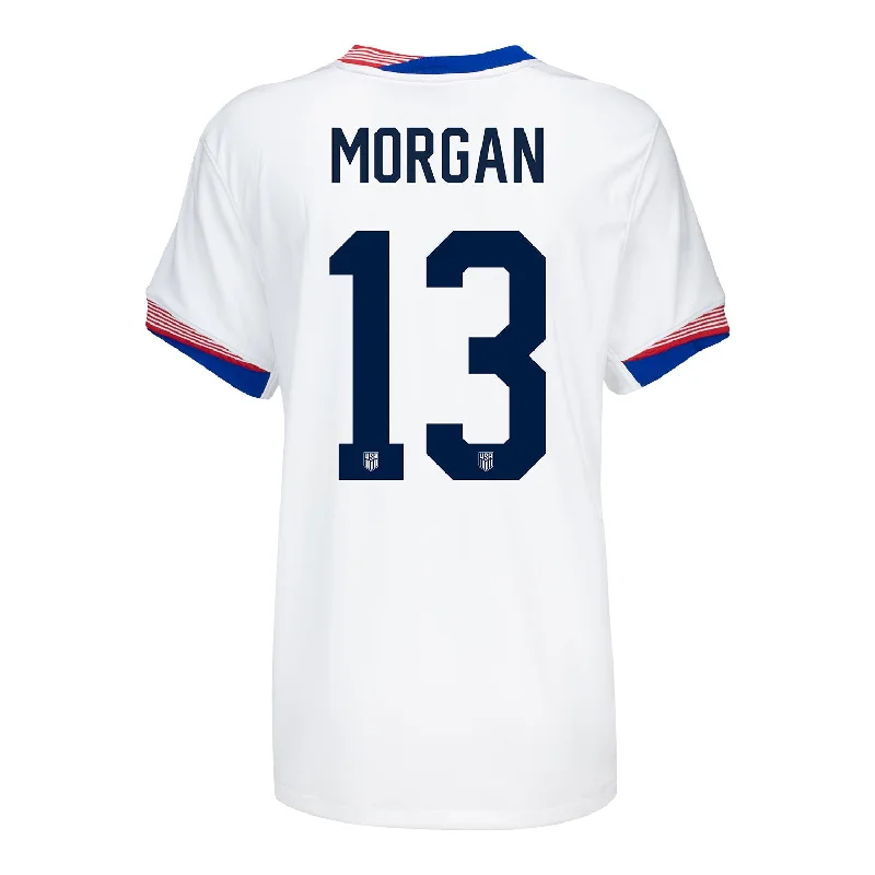 Women's Nike USWNT 2024 American Classic Home Morgan 13 Stadium Jersey