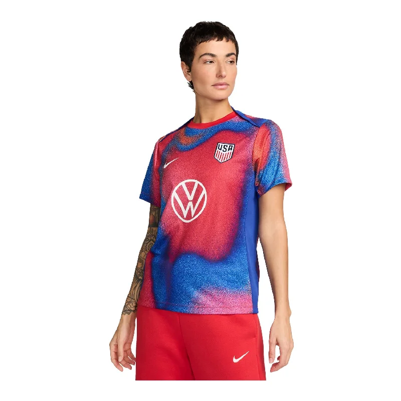 Women's Nike USA 2024 Pre-Match Top