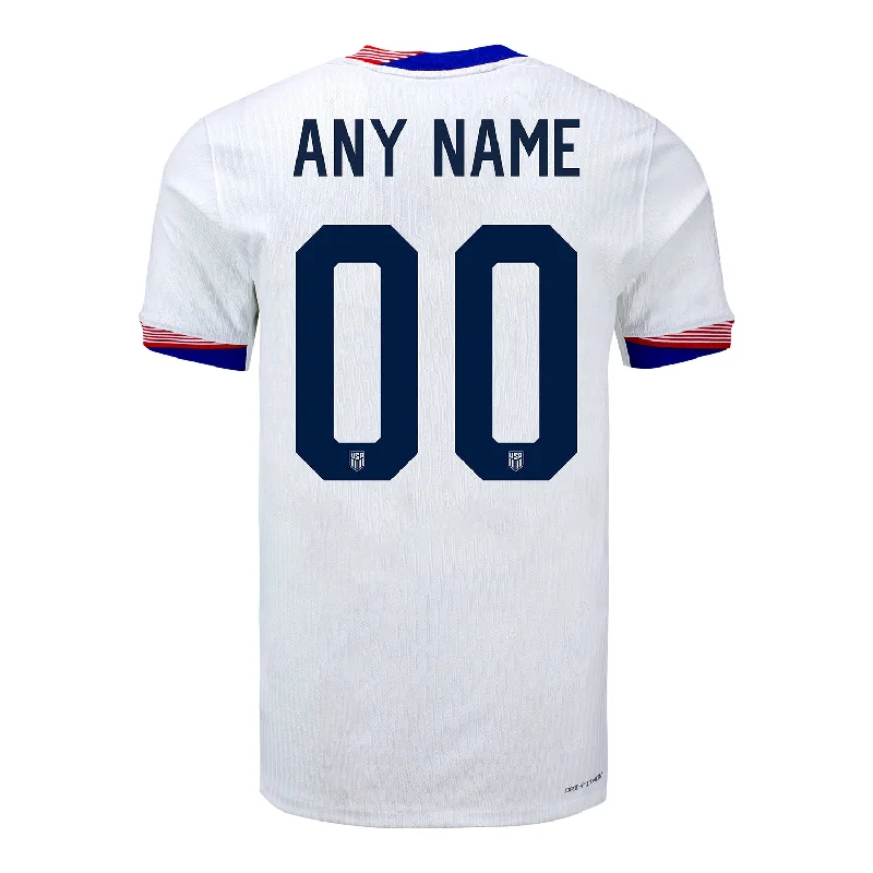 Men's Nike USMNT 2024 Personalized American Classic Home Match Jersey