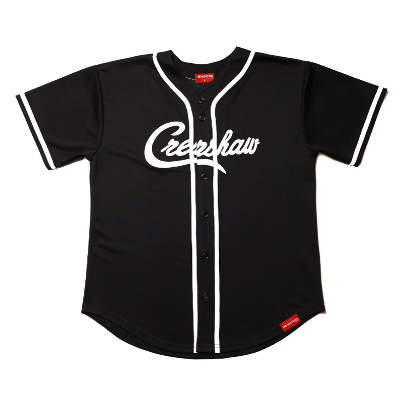 Crenshaw Baseball Jersey - Black