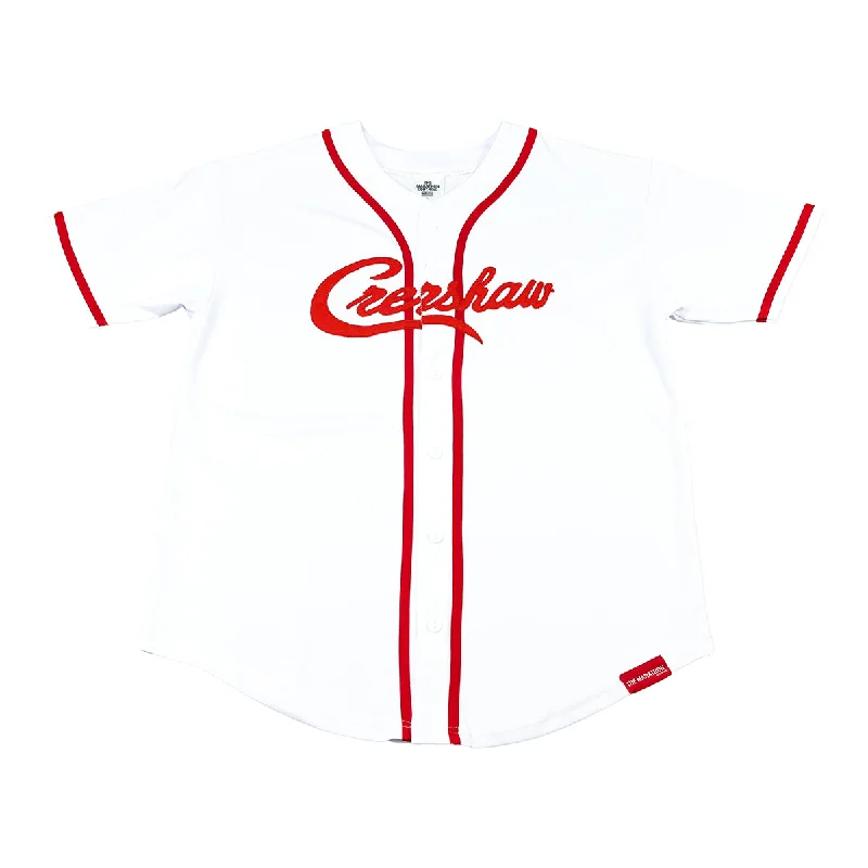 Crenshaw Baseball Jersey - White/Red