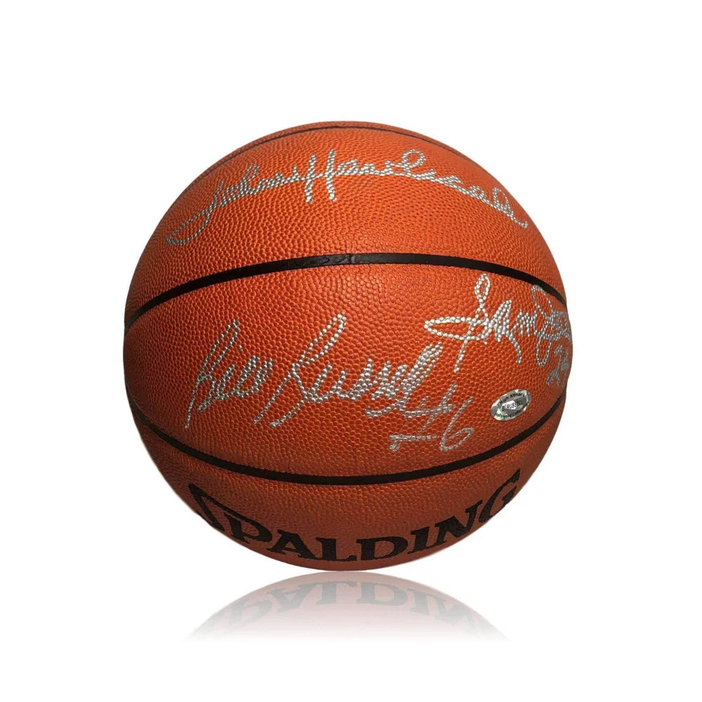 NBA 50 Greatest Signed Basketball JSA COA Russell Erving Barkley Magic Jabbar +4