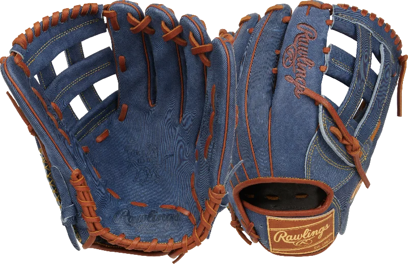 Rawlings Heart of the Hide Pro Denim Series PRO3039-6D Outfield Glove - 12.75"